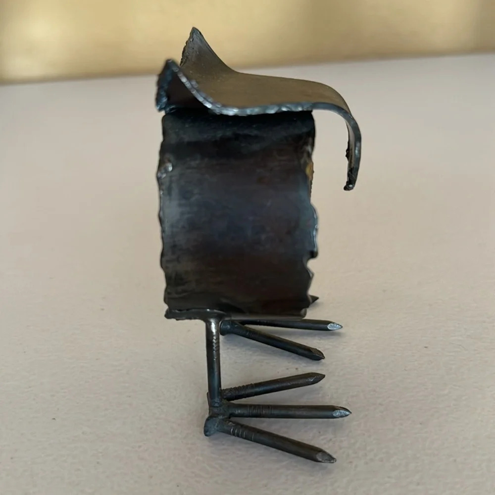 Vintage Mid Century "Brutalist" Style Owl Sculpture - Picture 4 of 8